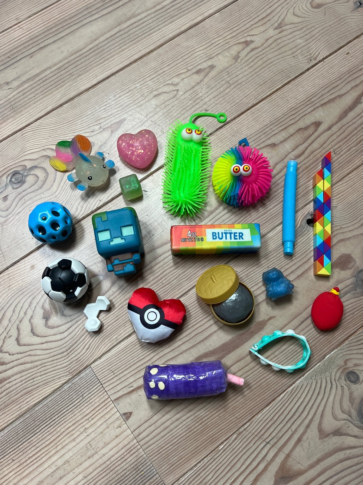 Grote collectie fidget toys en stressballen, Ophalen of Verzenden, Gebruikt, Jongen of Meisje