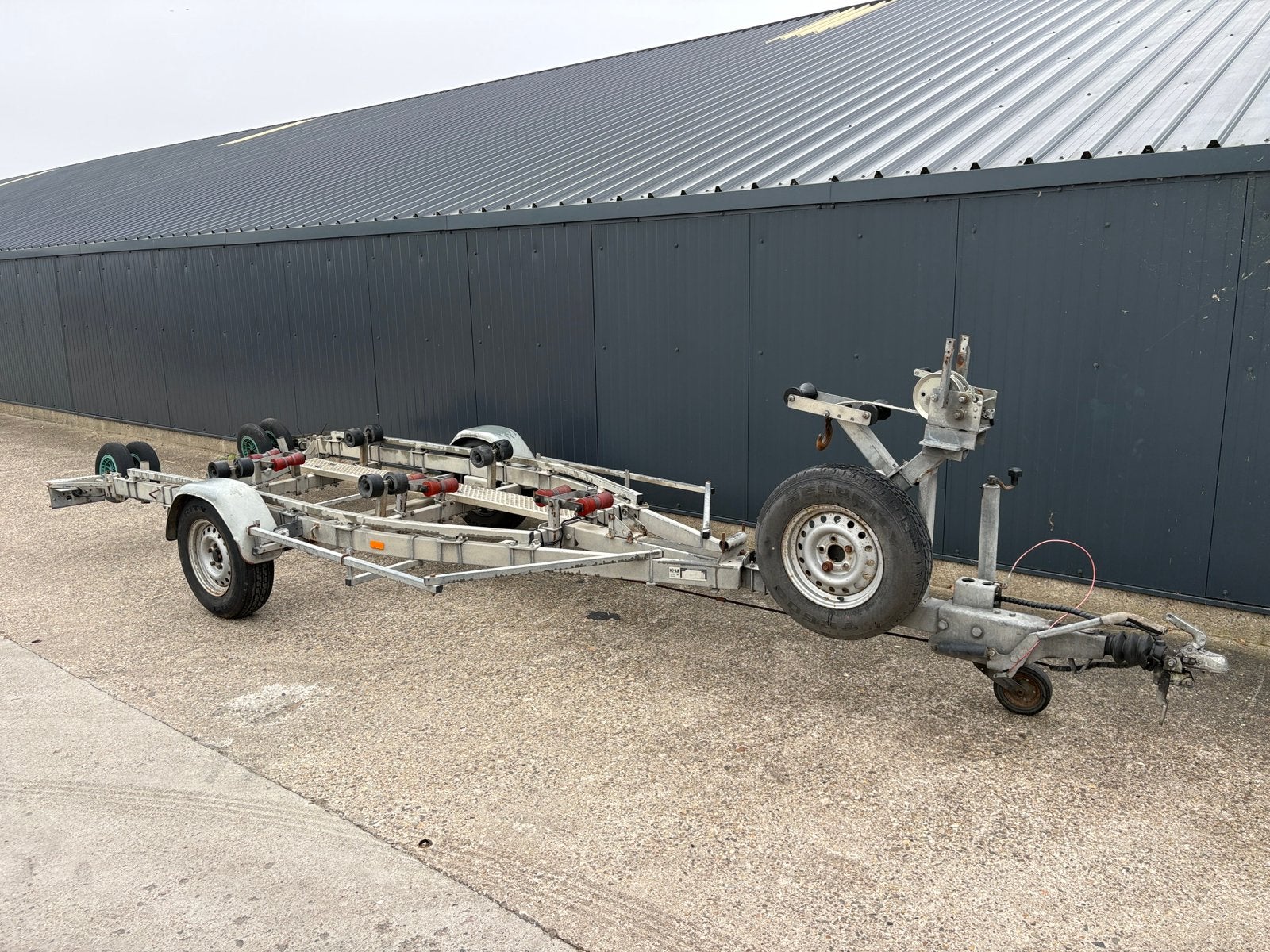 Kalf trailer, Watersport en Boten, Ophalen, Minder dan 1500 kg, Gebruikt, Overige typen