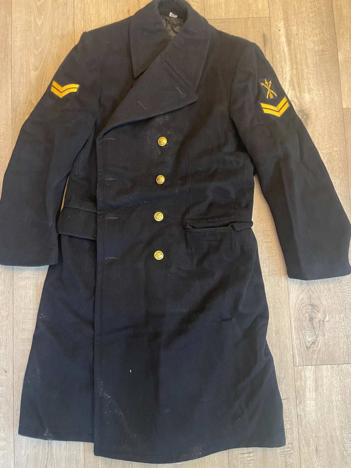 Vintage Koninklijke Marine Uniform Set - 1967/1972, Ophalen of Verzenden, Gedragen, Overige maten, Blauw