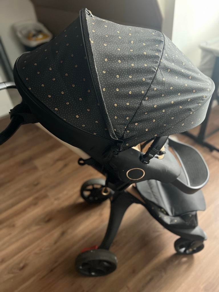 Stokke kinderwagen met reiswieg en Cybex autostoel, Gebruikt, Combiwagen, Met autostoeltje, Ophalen