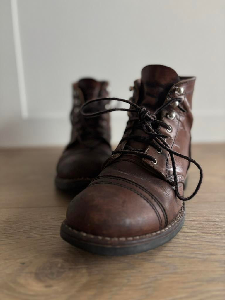 Red Wing Iron Ranger Amber Harness | maat 37.5, Kleding | Dames, Ophalen, Zo goed als nieuw, Rood, Sneakers of Gympen