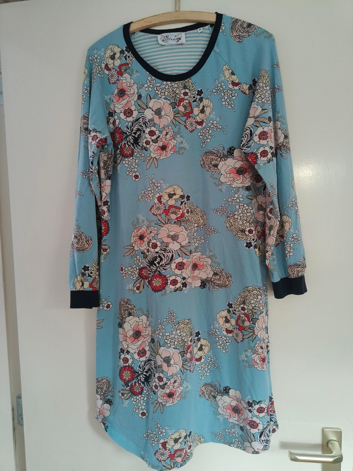 Nachthemd Bloomy Ringella - Maat M/40 - Nette staat, Bloomy by Ringella, Ophalen of Verzenden, Blauw, Nachtkleding