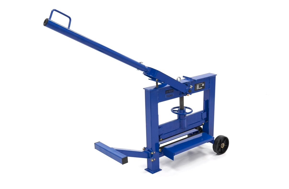 Gebruikte stenenknipper blauw, Doe-het-zelf en Verbouw, Ophalen, Gebruikt, Overige merken, Overige typen