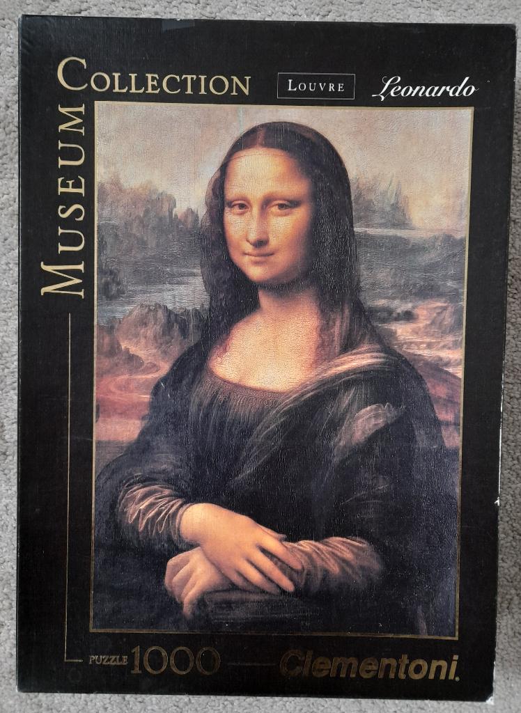 Clementoni Puzzel van de Mona Lisa, Ophalen of Verzenden, 500 t/m 1500 stukjes, Zo goed als nieuw, Legpuzzel