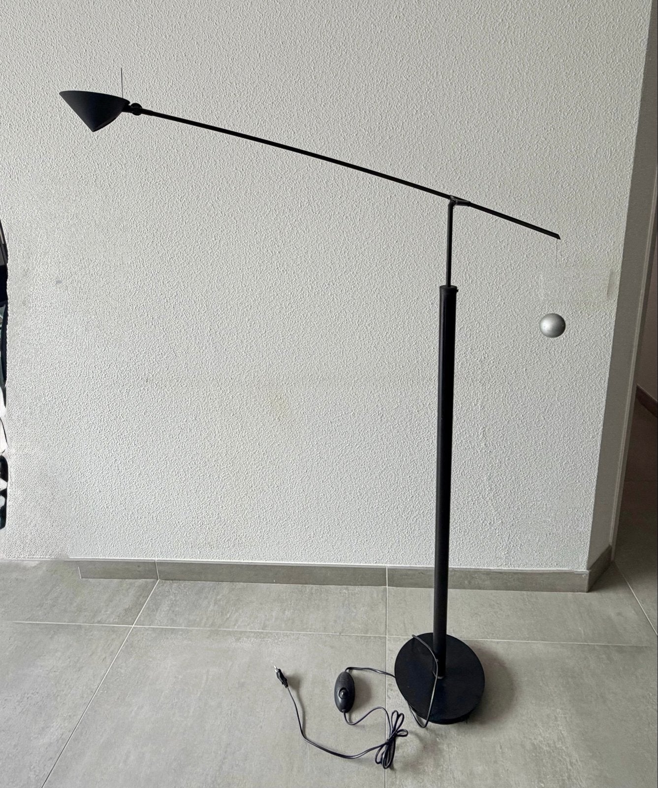 Artemide Nestore Lettura Vloerlamp - Carlo Forcolini Design, Huis en Inrichting, Ophalen, Gebruikt, Overige fittingen, Metaal