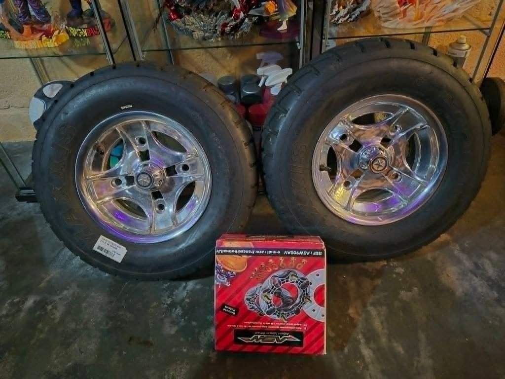 jantes kymco maxxer kxr mxu 250cc 300cc neuf ou ltz 400, Motoren, Ophalen