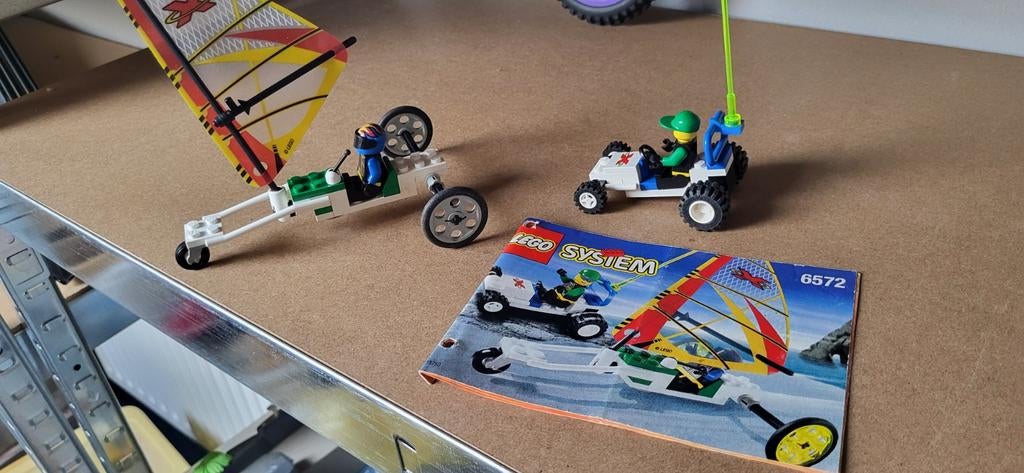 Lego System 6572 Windsurfer & Dune Buggy met instructies, Kinderen en Baby's, Speelgoed | Duplo en Lego, Compleet, Gebruikt, Overige thema's