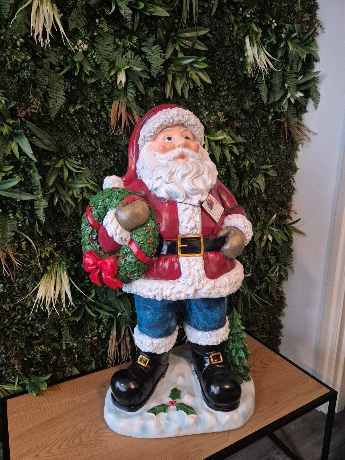 kerstman met krans 93cm, Ophalen, Nieuw, X, X