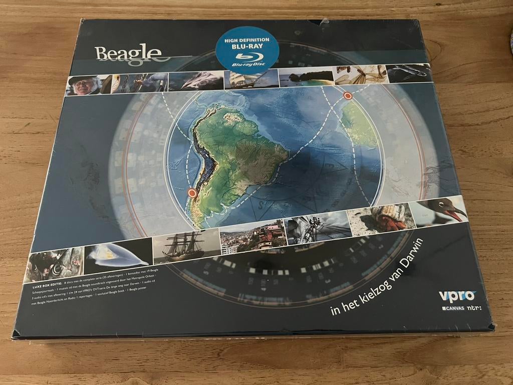 Beagle in het kielzog v Darwin, DVD’s + boekje,NIEUW Geseald, Alle leeftijden, Ophalen, Nieuw in verpakking, Natuur