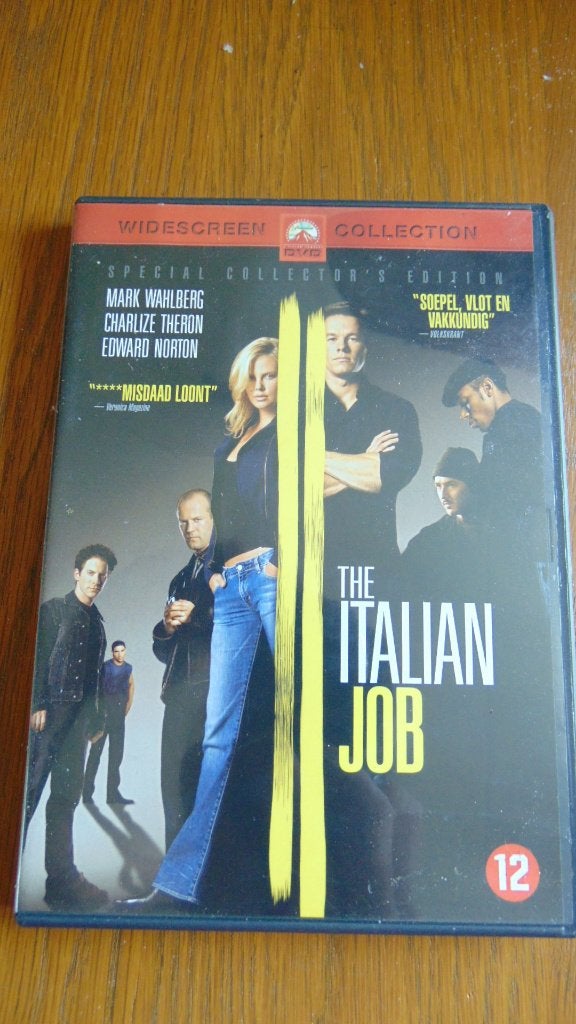 The italian job dvd, Vanaf 12 jaar, Ophalen of Verzenden, Gebruikt