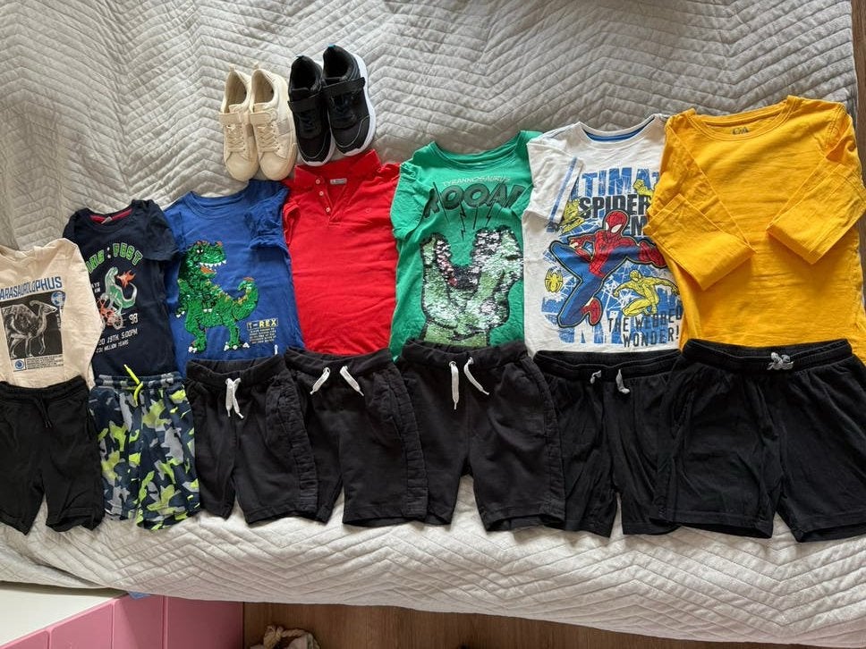 Kledingpakket jongen maat 128 - Zomerkleding,h&m,c&a,, Ophalen of Verzenden, Zo goed als nieuw, Maat 128