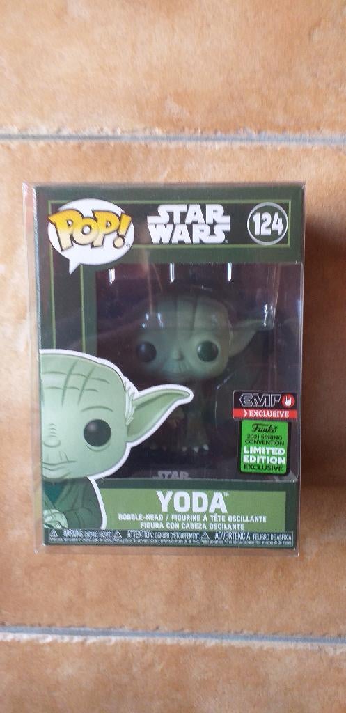 Star wars green yoda EMP convention exclusive funko pop, Ophalen of Verzenden, Nieuw