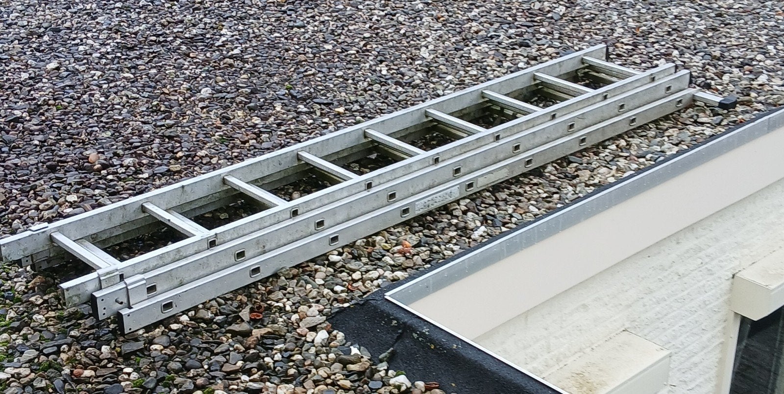 schuifladder 3x9, Doe-het-zelf en Verbouw, Ophalen, Gebruikt, 4 meter of meer