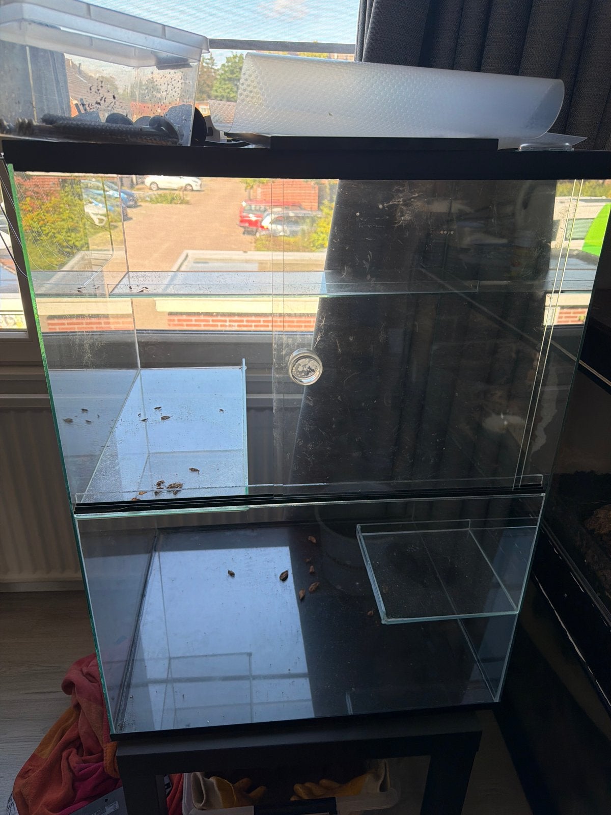 Gerbilarium, Dieren en Toebehoren, Knaagdieren en Konijnen | Hokken en Kooien, Ophalen, Gebruikt, Kooi, 60 tot 90 cm