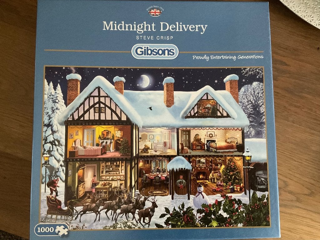 Gibsons : midnight delivery, Ophalen, 500 t/m 1500 stukjes, Zo goed als nieuw, Legpuzzel
