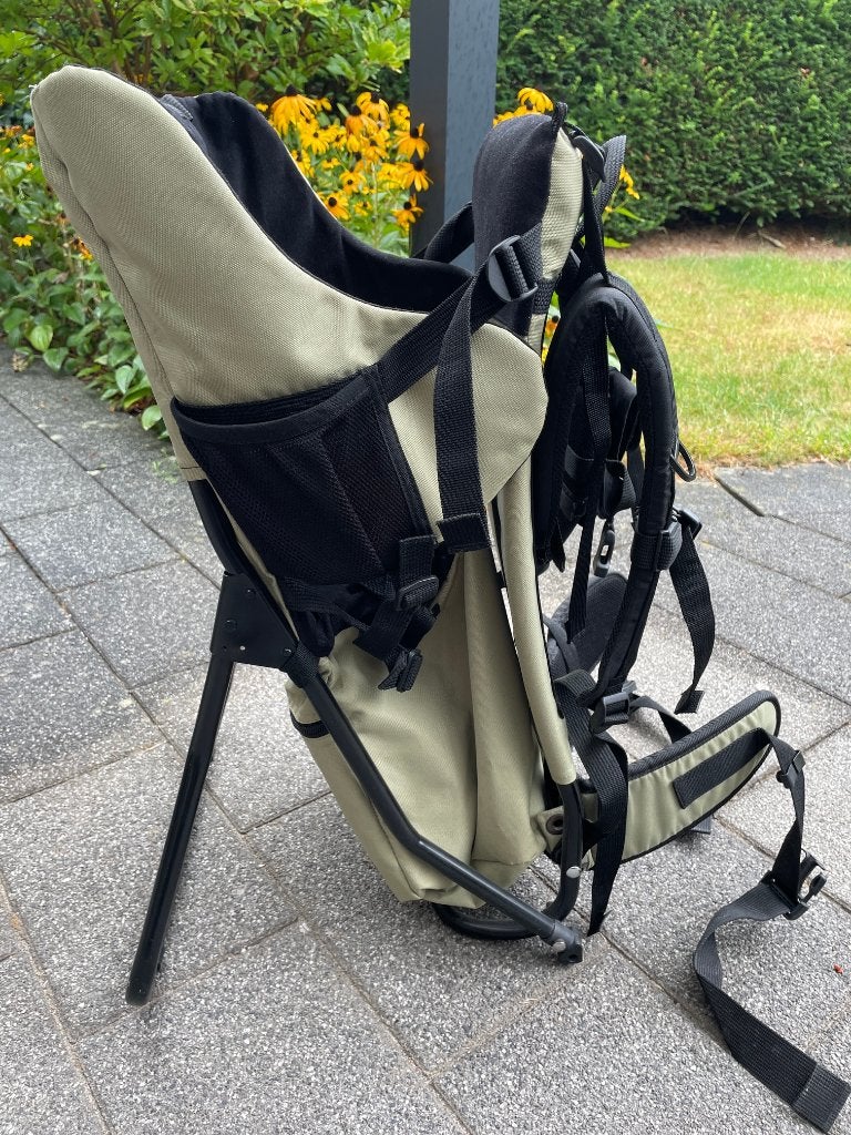 Draagzak met regenhoes - Ideaal voor wandelen, Gebruikt, Rug, Draagzak, Ophalen