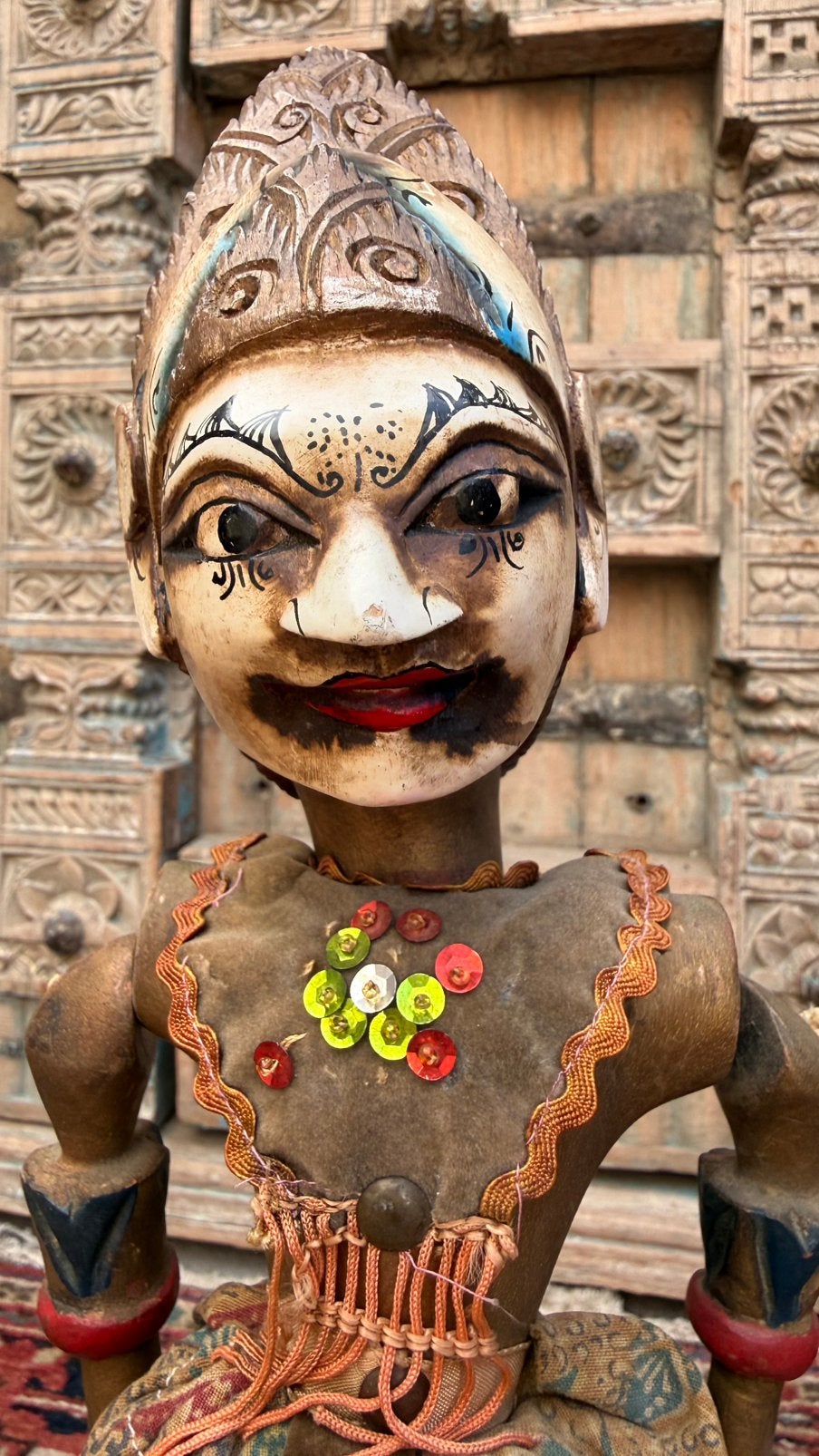 Oude Wayang Golek pop, Antiek en Kunst, Hout, Handgemaakt, Ophalen of Verzenden, Indonesië