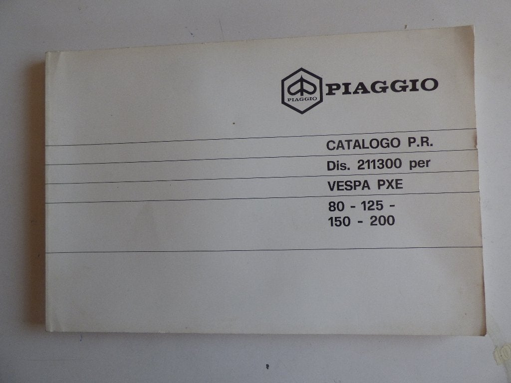 PIAGGIO VESPA PXE ONDERDELENLIJST, Ophalen of Verzenden, Overige merken