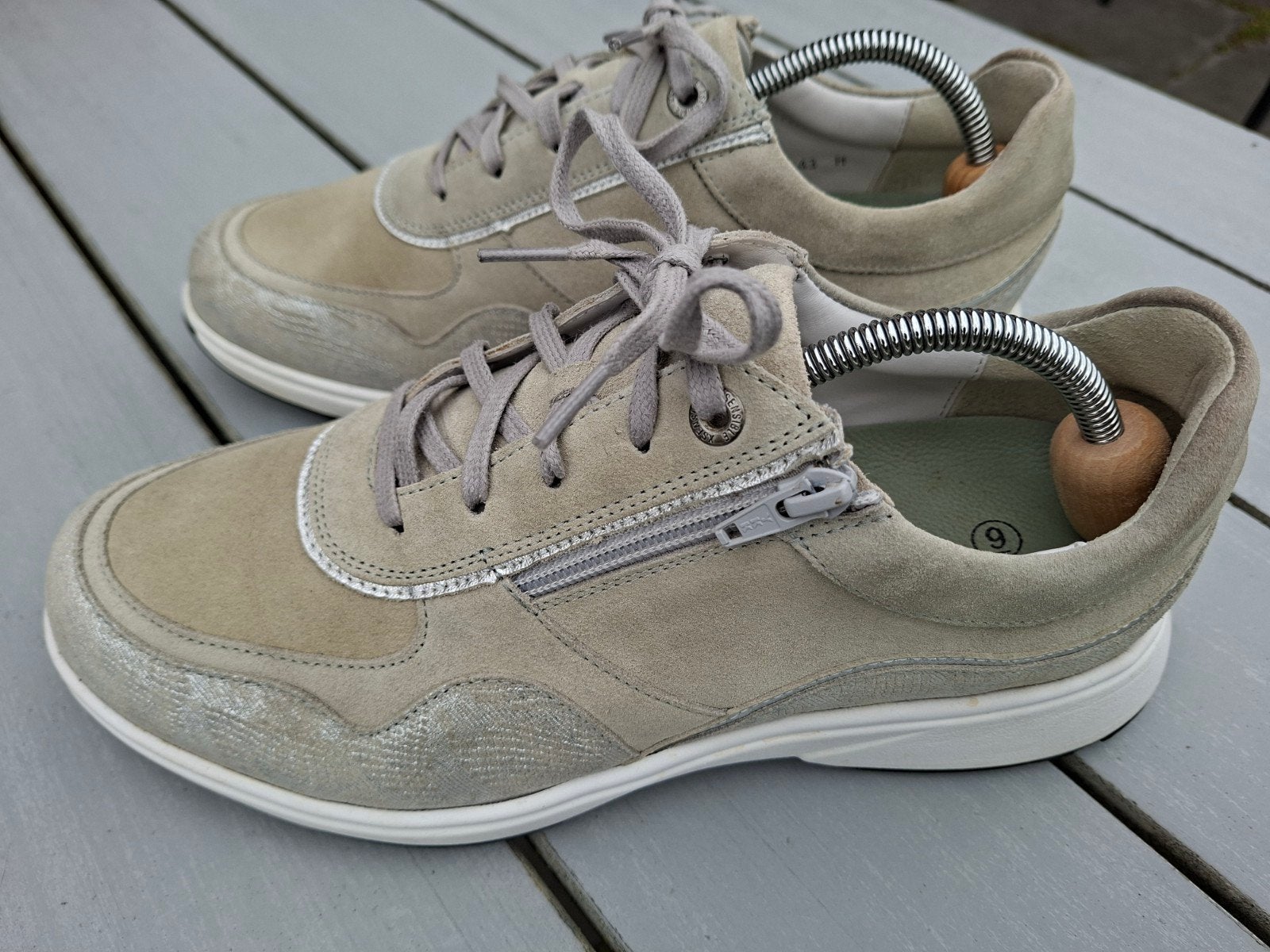 Xsensible Lima sneakers maat 43 wijdte H, Kleding | Dames, Xsensible, Beige, Ophalen of Verzenden, Sneakers of Gympen
