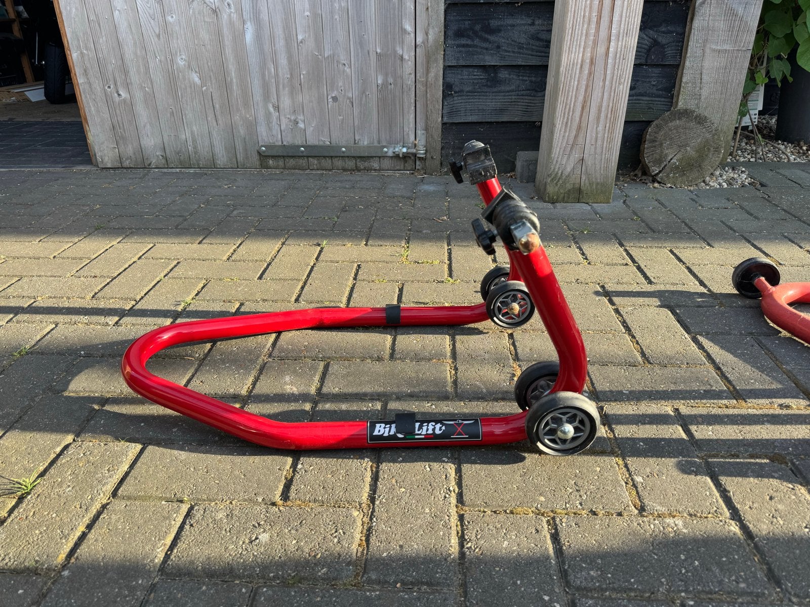 Ducati paddockstand set (voor en achter), Ophalen, Gebruikt