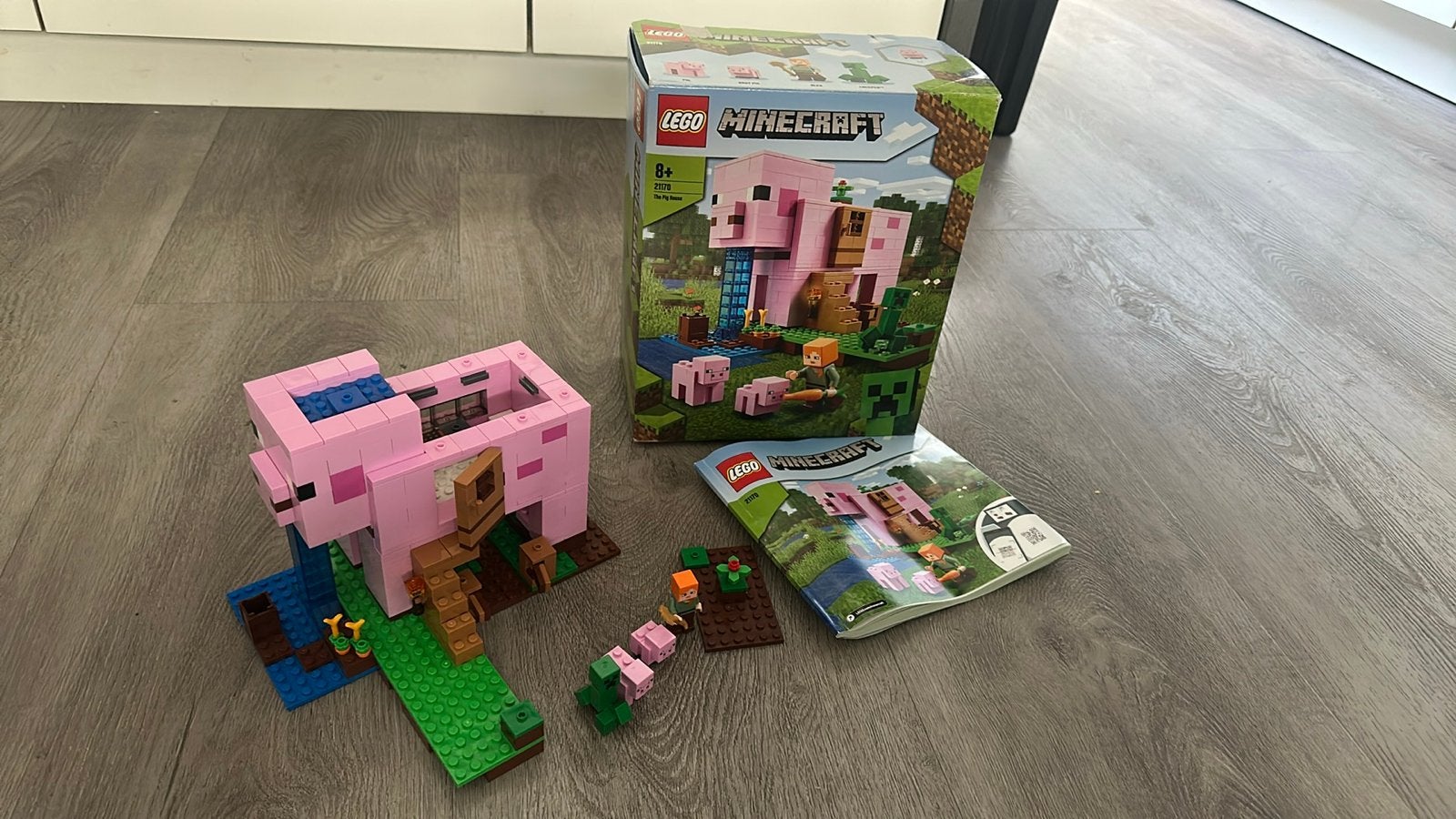 LEGO Minecraft Het Varkenshuis (21170), Kinderen en Baby's, Speelgoed | Bouwstenen, Ophalen of Verzenden, Zo goed als nieuw