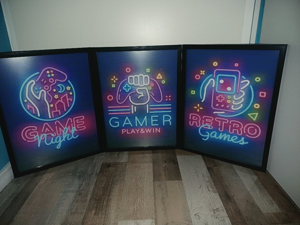 Game poster, Ophalen, Rechthoekig Staand, Zo goed als nieuw, A1 t/m A3