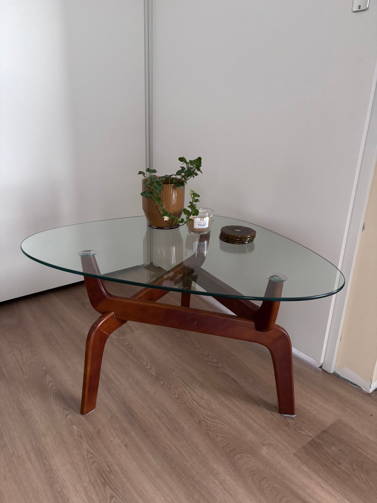 Salontafel Bruin, Huis en Inrichting, Tafels | Salontafels, Ophalen, 100 tot 150 cm, 50 tot 100 cm, Zo goed als nieuw