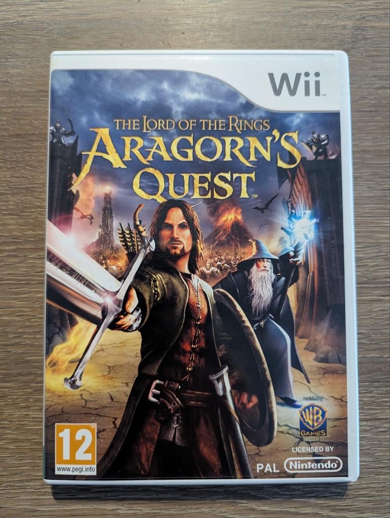 LOTR Aragorn's Quest voor de Wii, Avontuur en Actie, 1 speler, Ophalen of Verzenden, Zo goed als nieuw