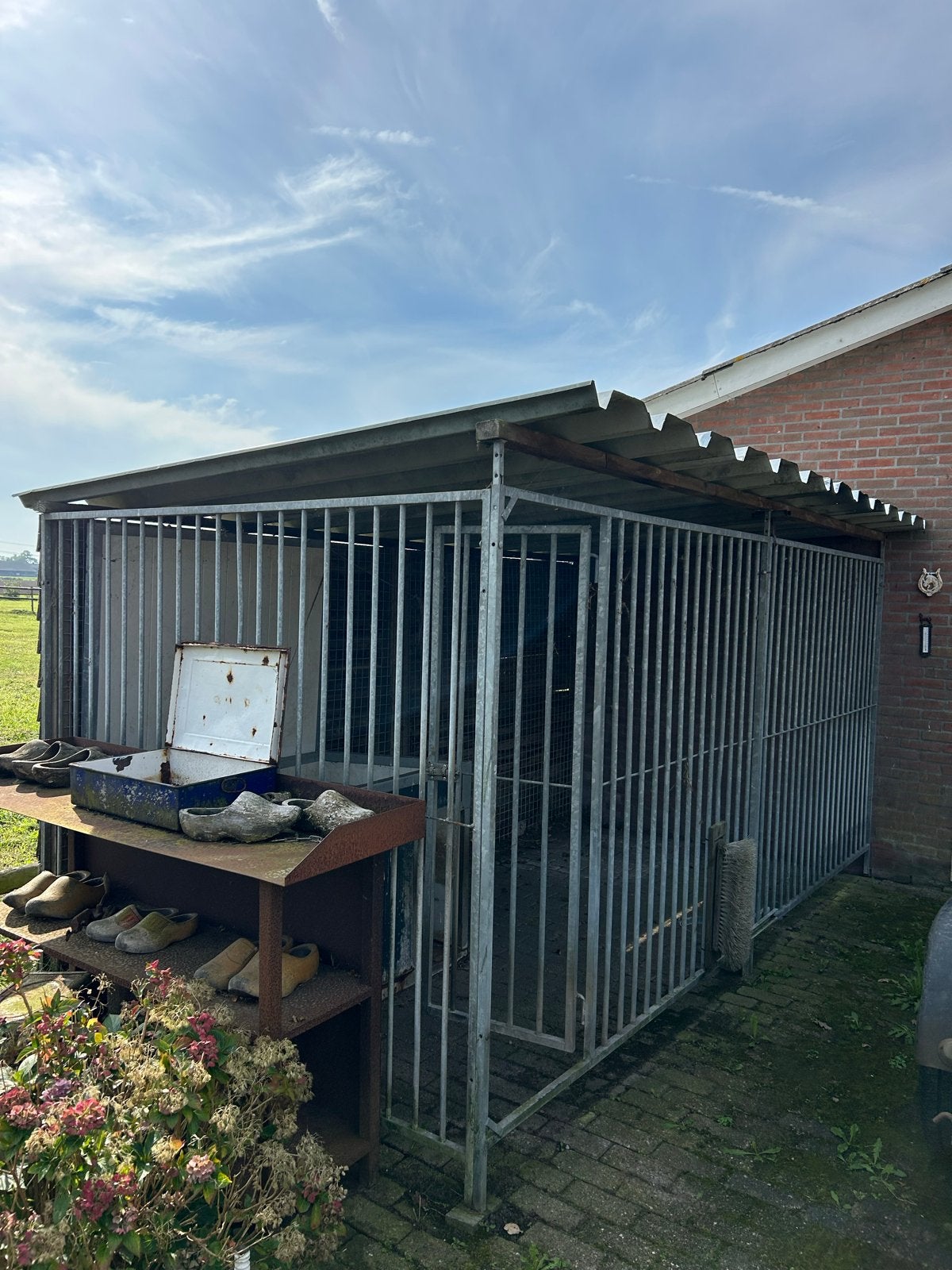 Honden kennel, buitenhok, Ophalen, 110 cm of meer, Hondenkennel, 100 cm of meer