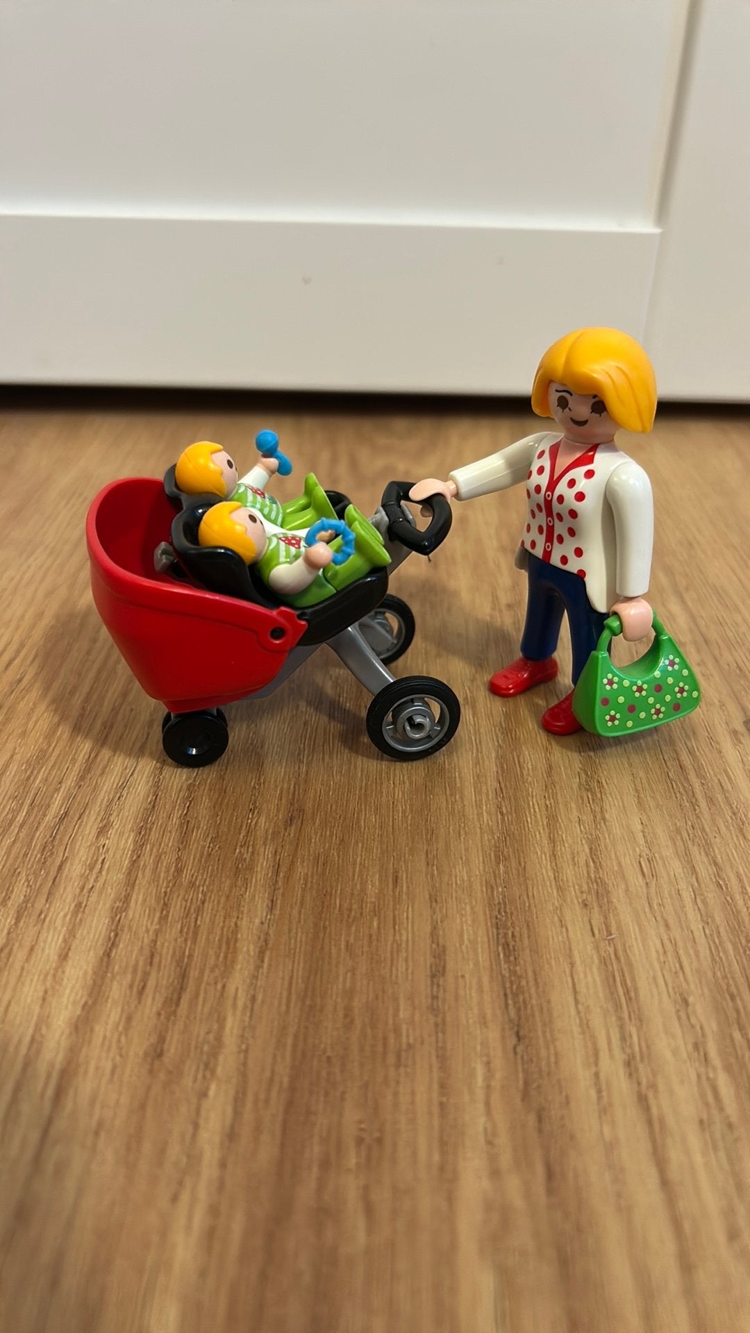 Playmobil tweelingkinderwagen 5573, Ophalen of Verzenden, Zo goed als nieuw