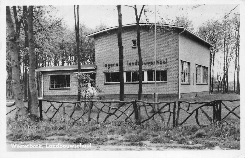 332 Westerbork - Landbouwschool, Ophalen of Verzenden, 1940 tot 1960, Ongelopen, Drenthe