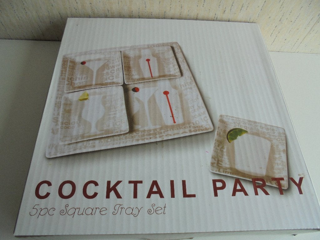 cocktail party set, Huis en Inrichting, Keuken | Servies, Nieuw, Ophalen of Verzenden, Schaal of Schalen, Overige stijlen