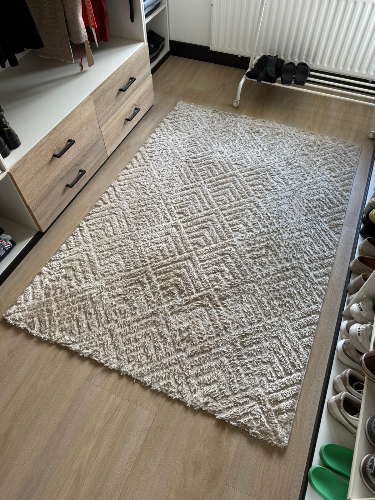 Vloerkleed 193x133cm, Ophalen, Gebruikt, Rechthoekig, 200 cm of meer