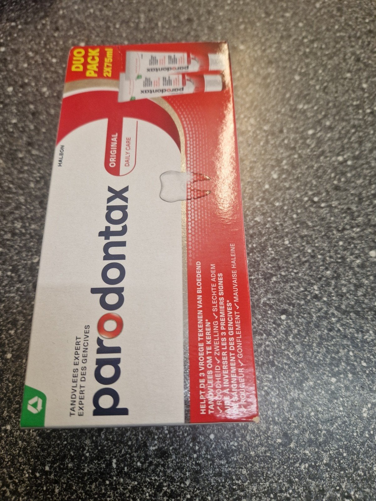 Parodontax Tandpasta Original Daily Care Duo Pack 2x75ml, Contact.nl@haleon.com, Haleon, Ophalen of Verzenden, Tandpasta