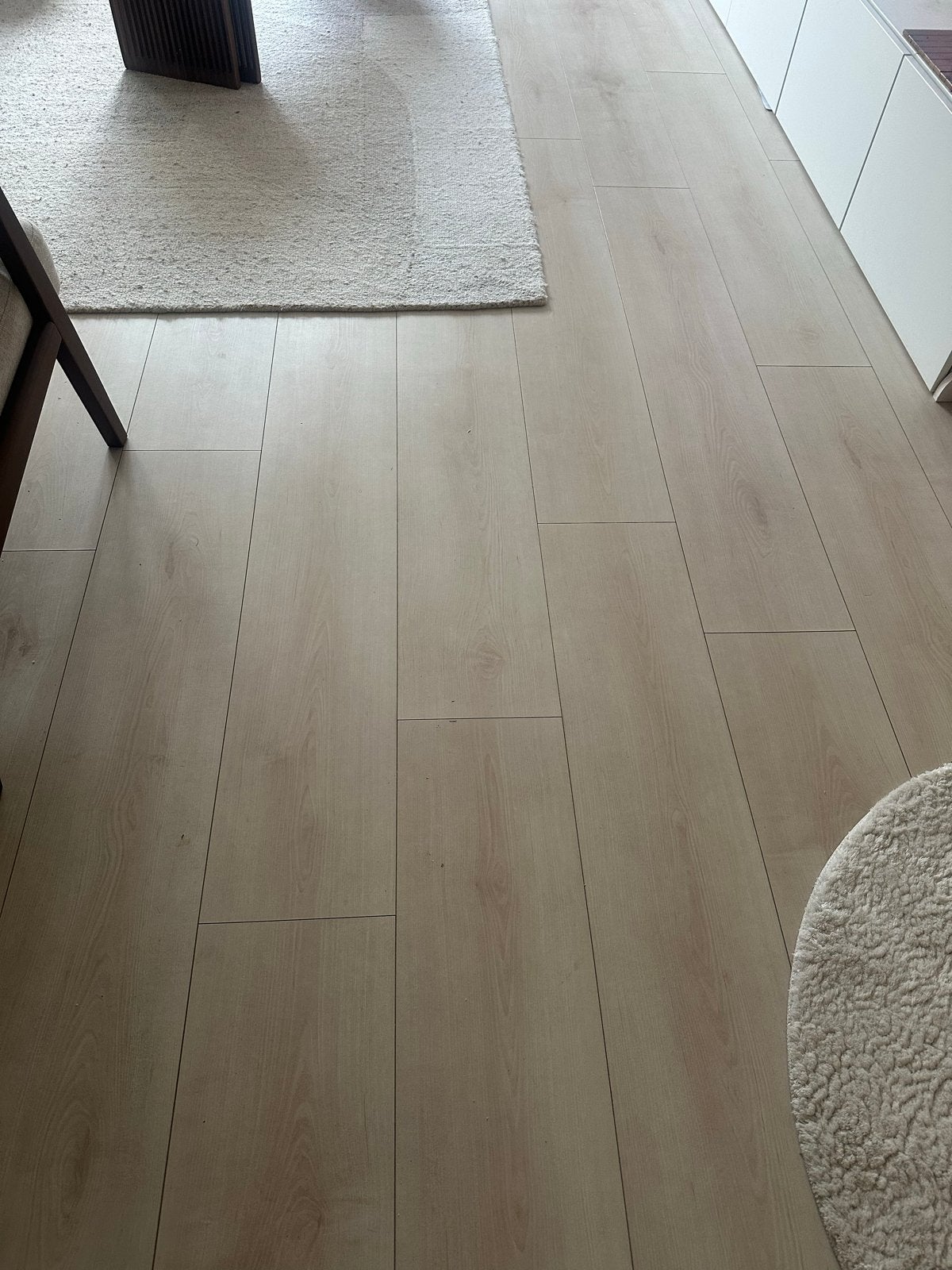 Licht eiken laminaat gratis af te halen! (ca. 60 m2), Huis en Inrichting, Ophalen, Gebruikt, Beige, 50 tot 75 m²