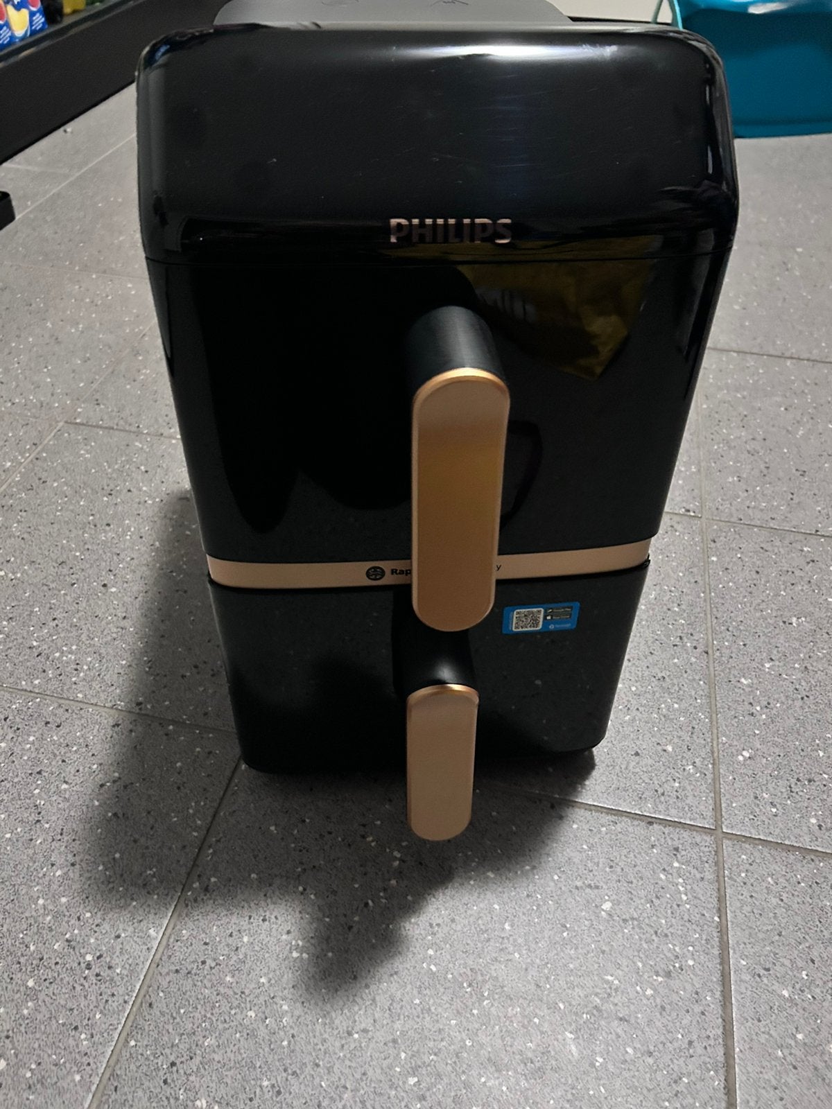 Phillips airfryer  dubbele airfryer bakken, Witgoed en Apparatuur, Airfryers, Ophalen, Zo goed als nieuw, Airfryer