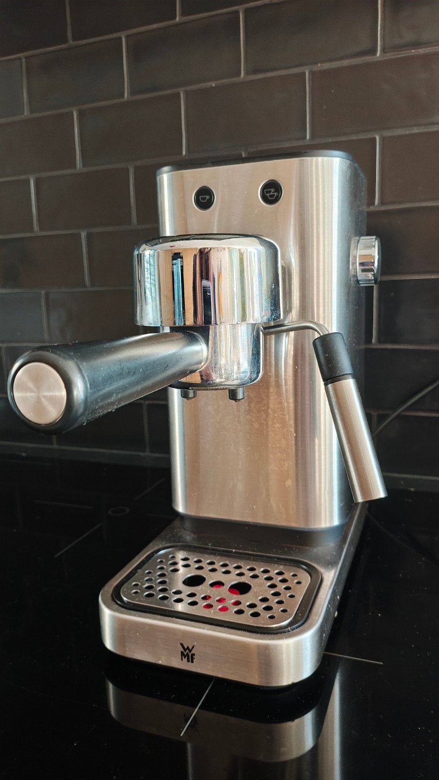 WMF Lumero Espressomachine, Stoompijpje, Gebruikt, Espresso apparaat, Gemalen koffie