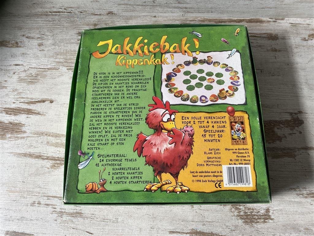 jakkiebak! kippenkak! 999 games [s227], Verzenden, Zo goed als nieuw