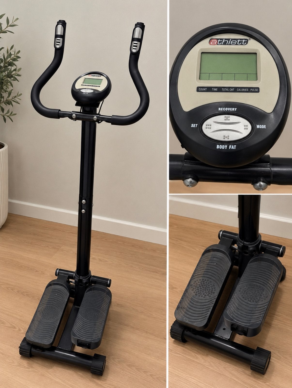 Athlett Stepper met Handgrepen en Display, Ophalen, Gebruikt, Stepapparaat, Metaal