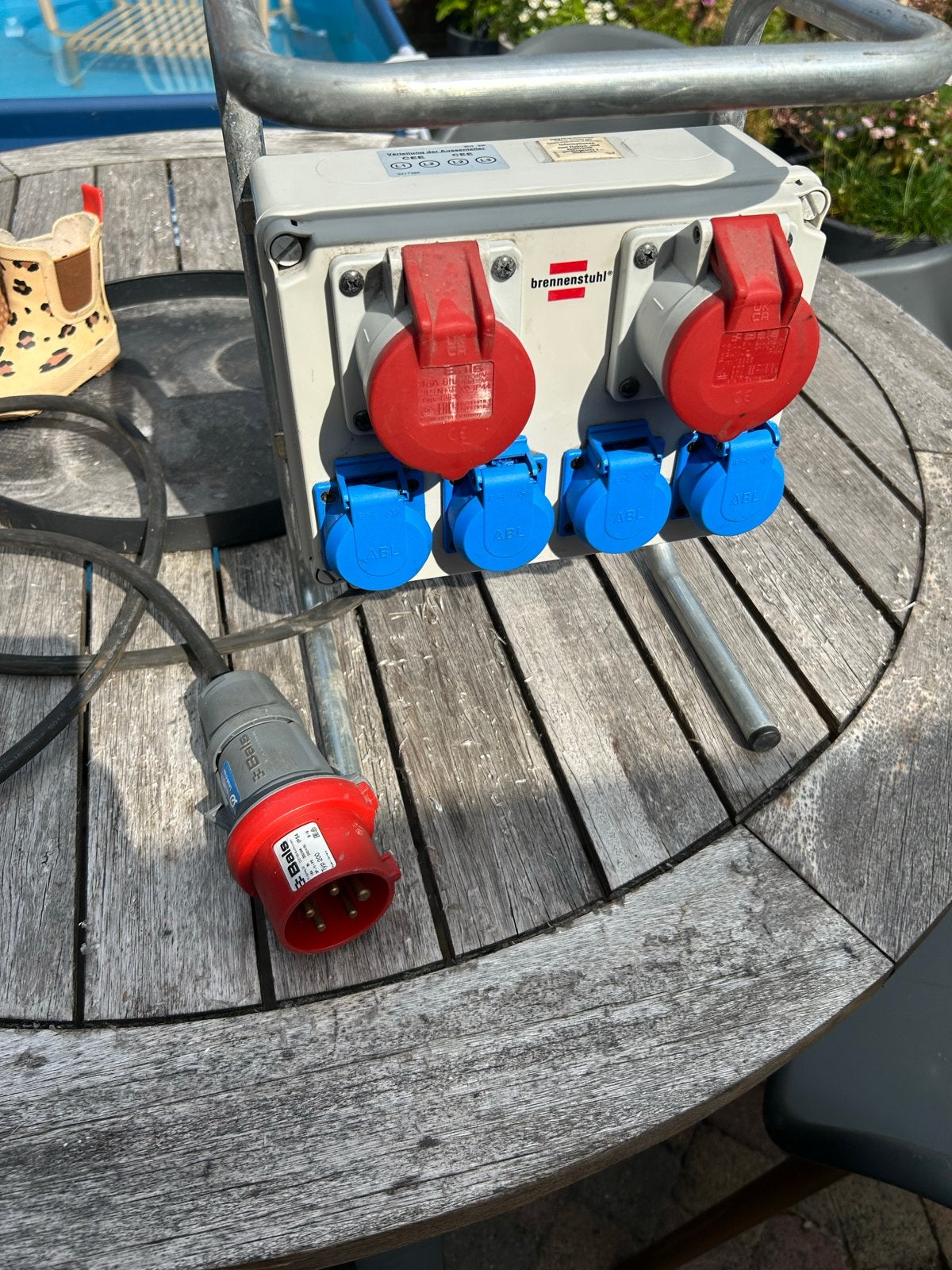 Brennenstuhl CEE Stroomverdeler 2x CEE 400V 2x 230V, Ophalen, Gebruikt, Brennenstuhl, Stekkerdoos