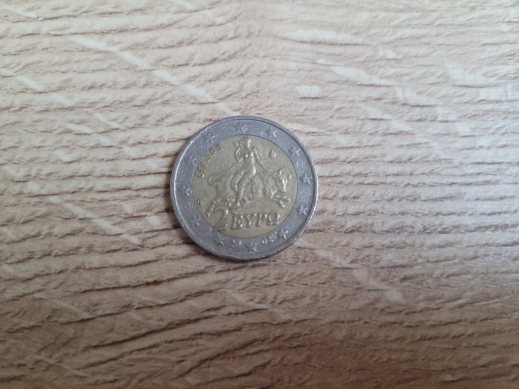 Griekse 2 euro munt 2002 ~ LG7300, Postzegels en Munten, Ophalen of Verzenden, Griekenland, 2 euro, Losse munt