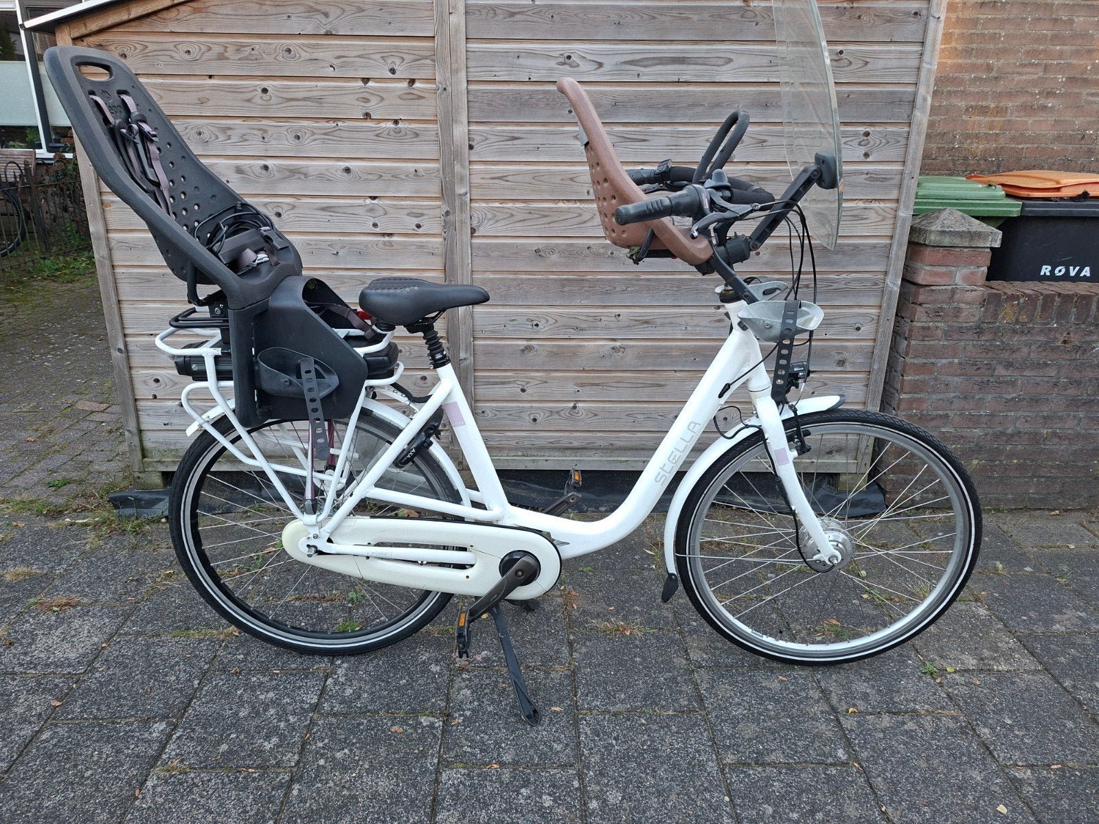 Mooie Stella Fiore Elektrische Moeder Fiets., Fietsen en Brommers, 2 zitjes, 53 tot 56 cm, Versnellingen, Zo goed als nieuw