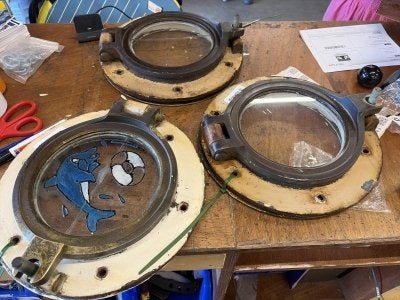 Patrijspoort 21 cm inbouw met tegenring