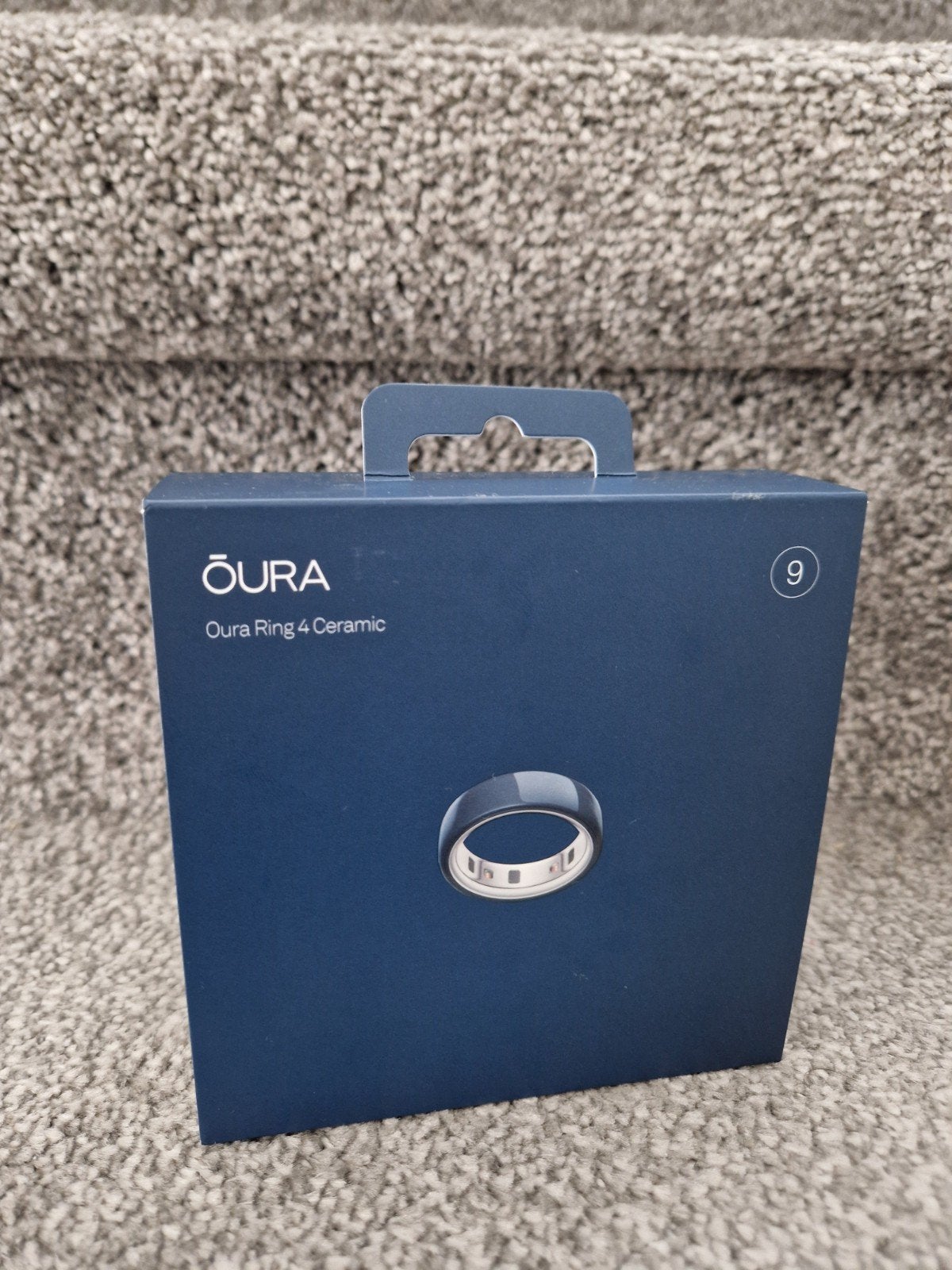 Oura Ring 4 Ceramic - Maat 9 - Nieuw & Origineel & Verzegeld, Oura, Zwart, Nieuw, Ophalen of Verzenden