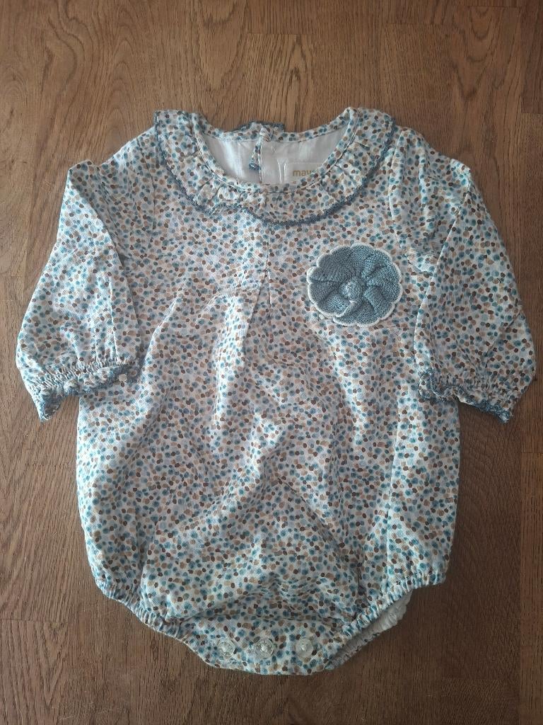 Mayoral Newborn romper stippen ijsblauw maat 68, Steenbergen, Mayoral, Meisje, Shop@wesell4u.nl