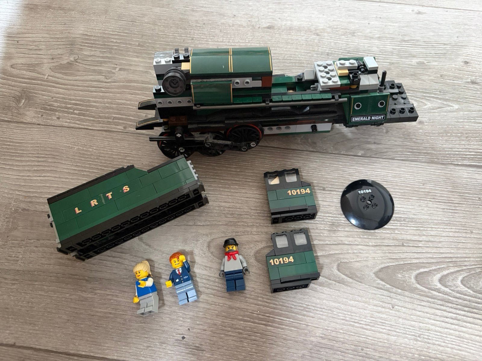Grote partij LEGO trein onderdelen - Emerald Night, Ophalen, Gebruikt, Overige merken