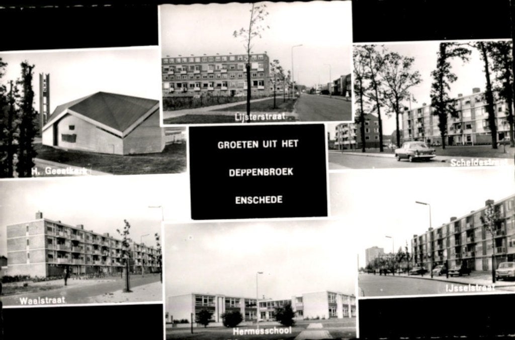 enschede, kvr5-458 deppenbroek, Verzenden, 1960 tot 1980, Ongelopen, Overijssel