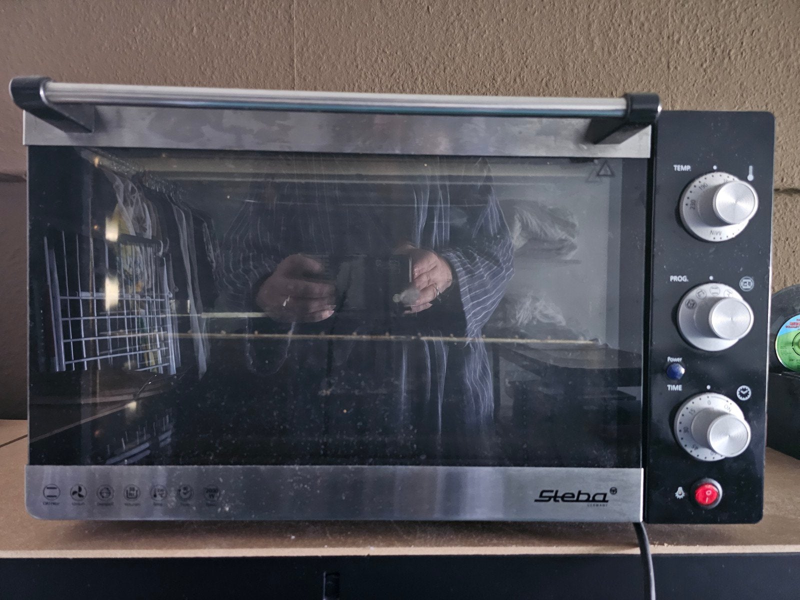 Steba Mini-oven met grillfunctie en draaispit, Witgoed en Apparatuur, Ovens, Gebruikt, Vrijstaand, Oven met grill, Overige merken