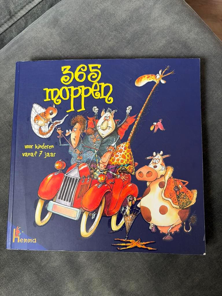 365 Moppen voor kinderen vanaf 7 jaar - Hemma, Boeken, Ophalen of Verzenden, Zo goed als nieuw, Non-fictie