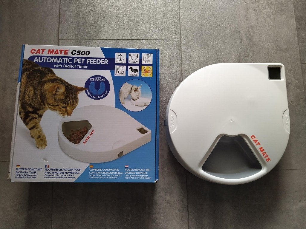 Cat Mate C500 - Automatische Voerbak, Ophalen, Automatisch, Zo goed als nieuw